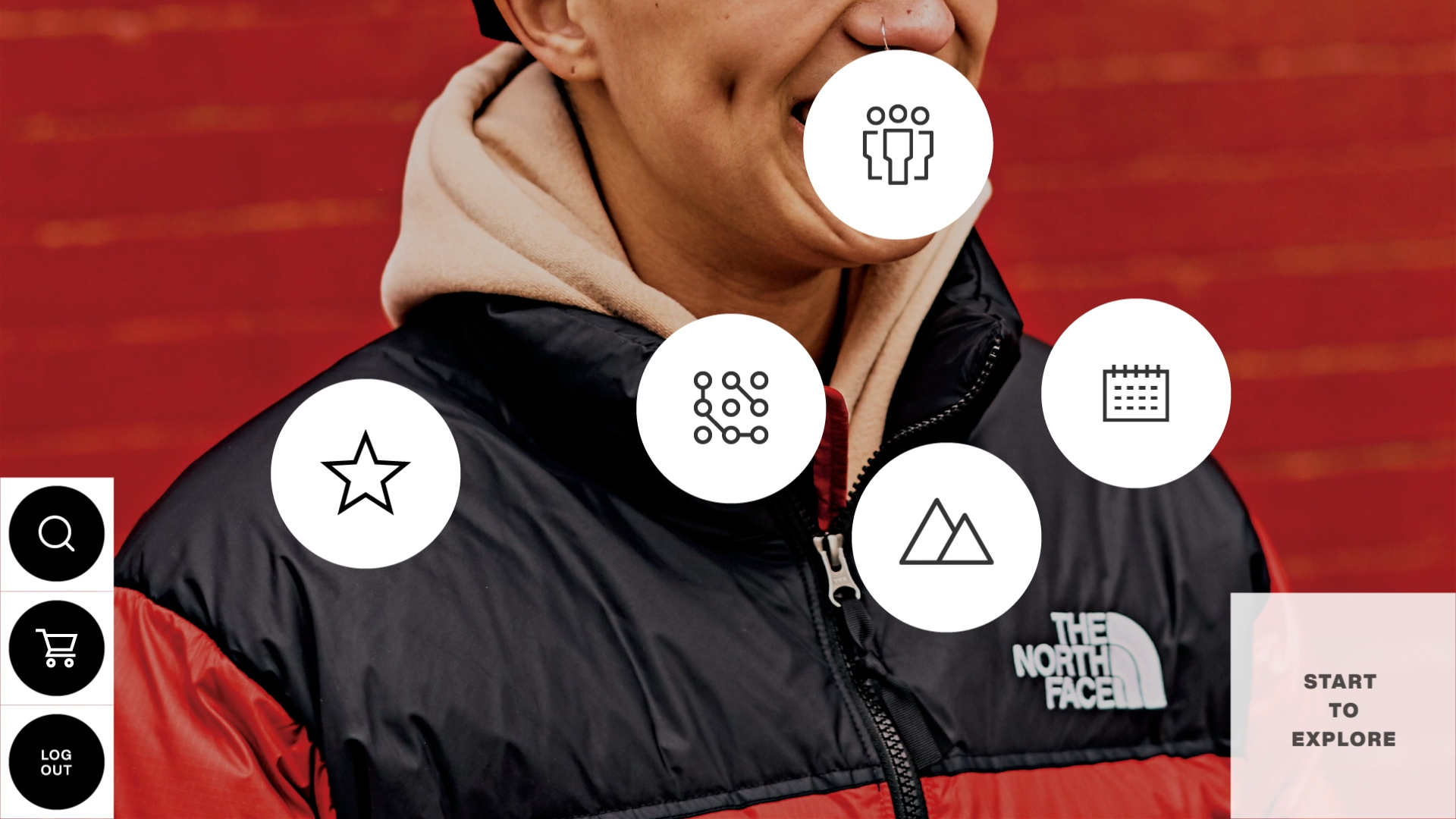 The North Face Display